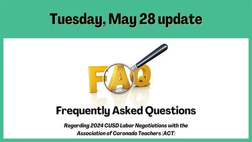 May 28, 2024 Negotiations Update